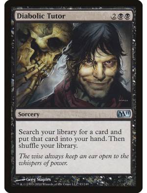 Tutor Diabólico / Diabolic Tutor