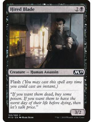 (Foil) Lâmina de Aluguel / Hired Blade