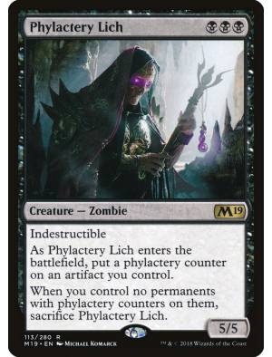 (Foil) Lich do Talismã / Phylactery Lich