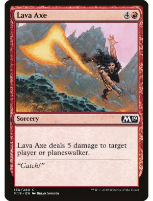 (Foil) Machado de Lava / Lava Axe