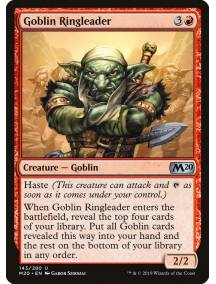 (Foil) Líder Revolucionário Goblin / Goblin Ringleader