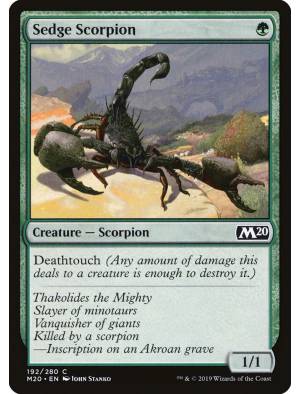 (Foil) Escorpião de Grama / Sedge Scorpion