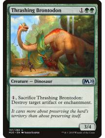 (Foil) Brontodonte Destruidor / Thrashing Brontodon