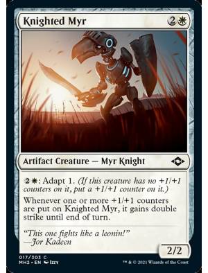 (Foil) Myr Sagrado Cavaleiro / Knighted Myr