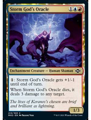 (Foil) Oráculo do Deus da Tempestade / Storm God's Oracle