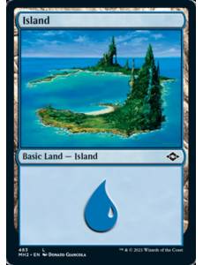 (Foil) Ilha (#483) / Island (#483)