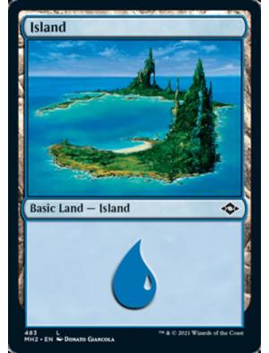 (Foil) Ilha (#483) / Island (#483)