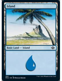 (Foil) Ilha (#484) / Island (#484)