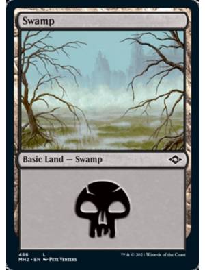 (Foil) Pântano (#486) / Swamp (#486)