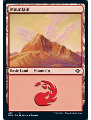 (Foil) Montanha (#487) / Mountain (#487)