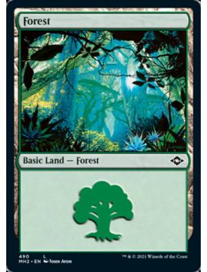 (Foil) Floresta (#490) / Forest (#490)