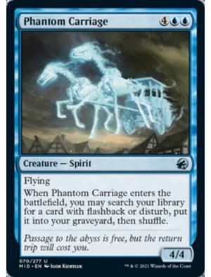 (Foil) Carruagem Fantasma / Phantom Carriage