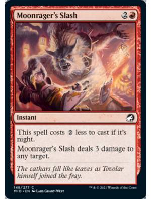 (Foil) Laceração do Raivoso Lunar / Moonrager's Slash