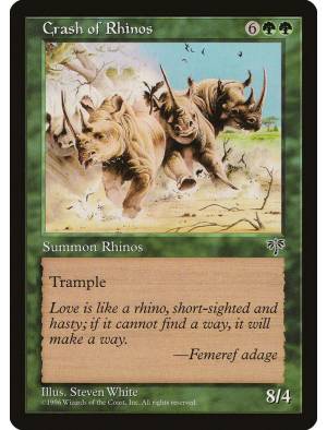 Crash of Rhinos / Estouro de Rinocerontes