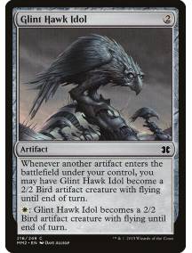 Ídolo de Falcão Cintilante / Glint Hawk Idol