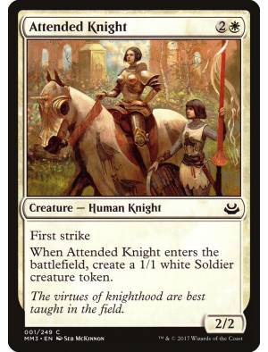 (Foil) Attended Knight