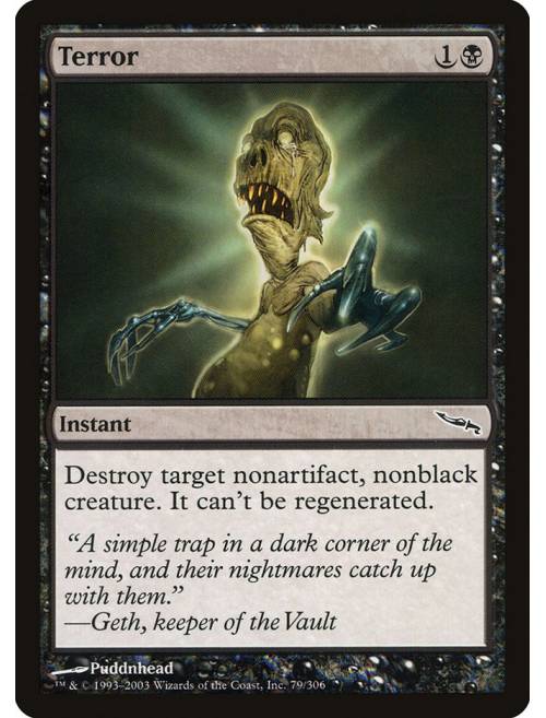 Card MTG Terror da coleção Mirrodin