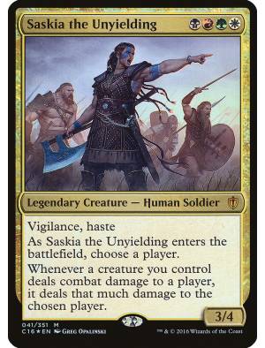 (Foil) Saskia, a Inabalável / Saskia the Unyielding (Oversized)
