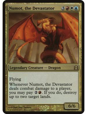 (Foil) Numot, the Devastator (Oversized)