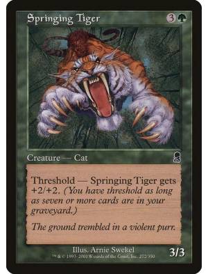 Tigre Saltador / Springing Tiger