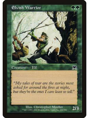 (Foil) Guerreiro Élfico / Elvish Warrior