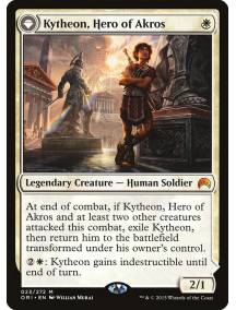 (Foil) Kytheon, Hero of Akros // Gideon, Battle-Forged