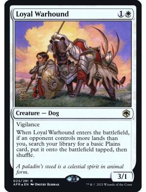 (Foil) Cão de Guerra Leal / Loyal Warhound