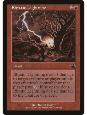 Rhystic Lightning / Relâmpago Rístico