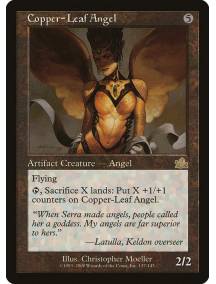 Copper-Leaf Angel / Anjo de Penas de Cobre
