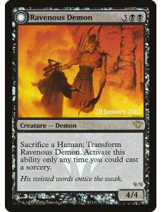 (Foil) Ravenous Demon // Archdemon of Greed