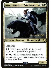 (Foil) Aryel, Knight of Windgrace