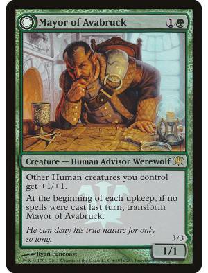 (Foil) Mayor of Avabruck // Howlpack Alpha