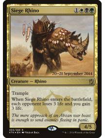 (Foil) Rinoceronte de Cerco / Siege Rhino