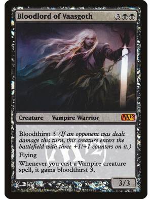 (Foil) Senhor Vampiro de Vaasgoth / Bloodlord of Vaasgoth