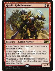 (Foil) Goblin Líder da Plebe / Goblin Rabblemaster