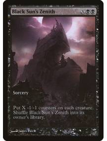 (Foil) Zênite do Sol Negro / Black Sun's Zenith