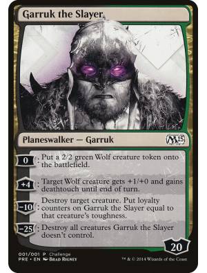 Garruk the Slayer (Oversized)