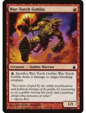 Goblin Tocha de Guerra / War-Torch Goblin