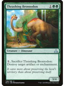 (Foil) Brontodonte Destruidor / Thrashing Brontodon