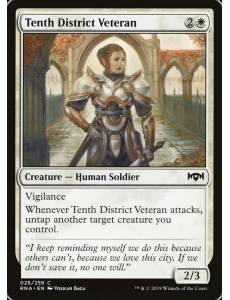 (Foil) Veterana do Décimo Distrito / Tenth District Veteran