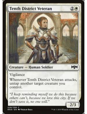 (Foil) Veterana do Décimo Distrito / Tenth District Veteran