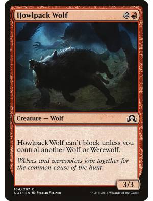 Lobo da Alcateia Uivante / Howlpack Wolf