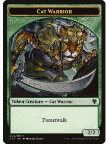 Token/Ficha Cat Warrior