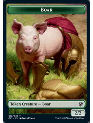 Token/Ficha Javali / Boar