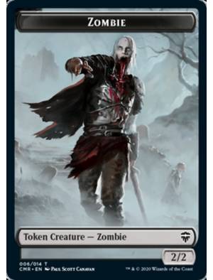 Token/Ficha Zumbi / Zombie