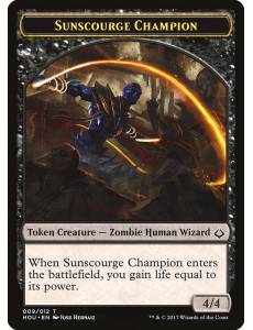 Token/Ficha Sunscourge Champion 