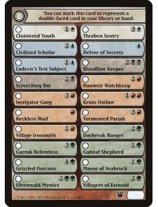 Innistrad Checklist