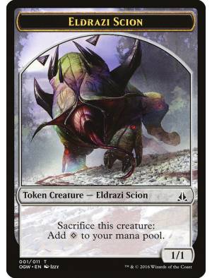 Token/Ficha Eldrazi Scion