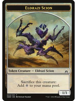 Token/Ficha Eldrazi Scion