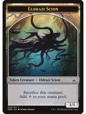 Token/Ficha Eldrazi Scion